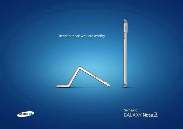Lord_Sugar's tweet photo. "@SamsungMobile  Timely advertising but oh so naughty Samsung!  via  http://t.co/fxfi3mr8u8"  @SamsungUK @SamsungMobileUK