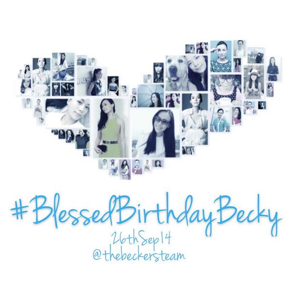 TheBeckersTeam's tweet photo. We love you @limrebecca ❤️ #BlessedBirthdayBecky #noothercaptionneeded http://t.co/akWbqDmbyL