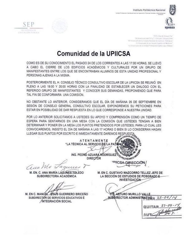 IPN UPIICSA on Twitter: "Los directivos de la UPIICSA 