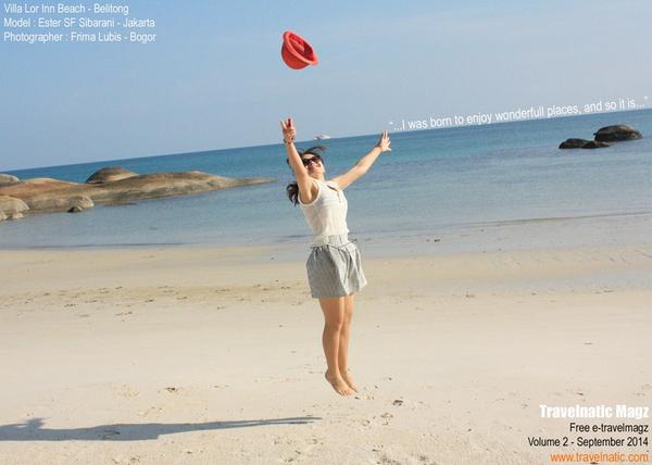 "...I was born to enjoy wonderfull places, and so it is..." 
#TravelnaticMagz Vol 2 - Sept 2014 #BackCover