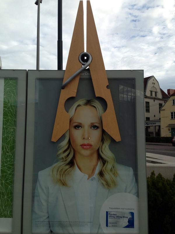 CharleneWalkoff's tweet photo. Gøy når noen tørr å gjøre noe litt ekstra👍!  #Marketing http://t.co/gL6Cggct7N