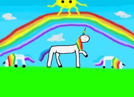 greg <a href="/TheFive/">The Five</a> I much enjoy jumping rainbows with my unicorns 
Puppytail and Candycorn. #TheFive #Rainbows #Unicorns