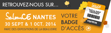 tempeos's tweet photo. Nous serons au SalonCE Nantes la semaine prochaine #salonce #nantes #eluce #comiteentreprise. Notre stand est à vous! http://t.co/XdPvnKIQNd