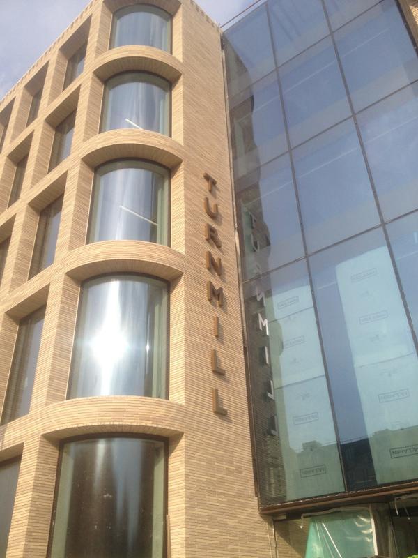_eib's tweet photo. Copper type x Kolumba brick. Turnmill @PiercyCo http://t.co/p7CjR1ad13