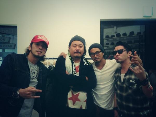 WISHBONES_JP's tweet image. #FLANAGE 
#フランジ

Me,ガンちゃん(FLANAGEオーナー),ケイちゃん(アメ村ドロップ&amp;amp;ジーラ),MORICAWA(LOW-CAL-BALL)