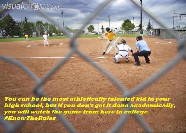 SycamoreRules's tweet image. Best tip for high school students who want to play NCAA sports in college. @NCAA_EC #BeEligible #KnowTheRules