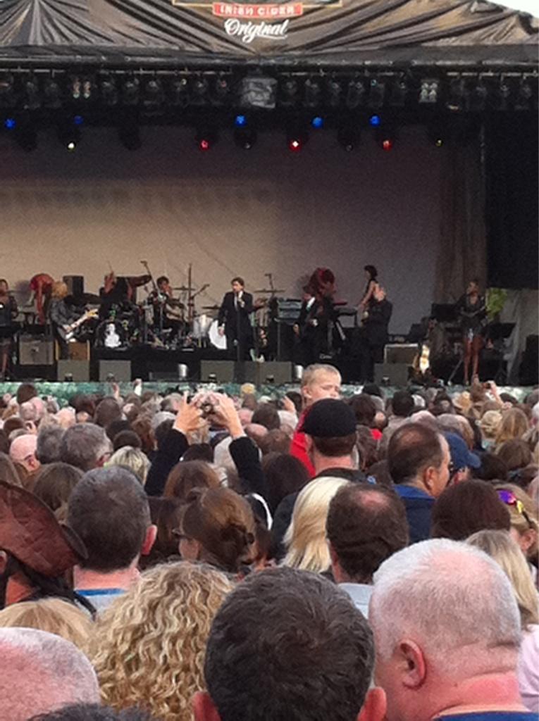 Happy to Bryan Ferry and Olivia Newton-John   