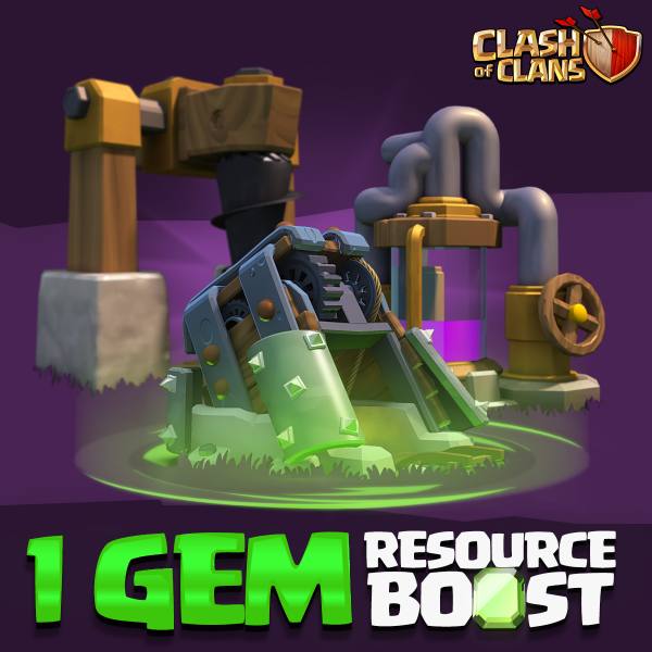 ClashofClans's tweet photo. Chief! We’re updating our servers on Saturday, Sunday and Tuesday! The first maintenance will start a 1 Gem boost!! http://t.co/Zjl3CvXAJ3