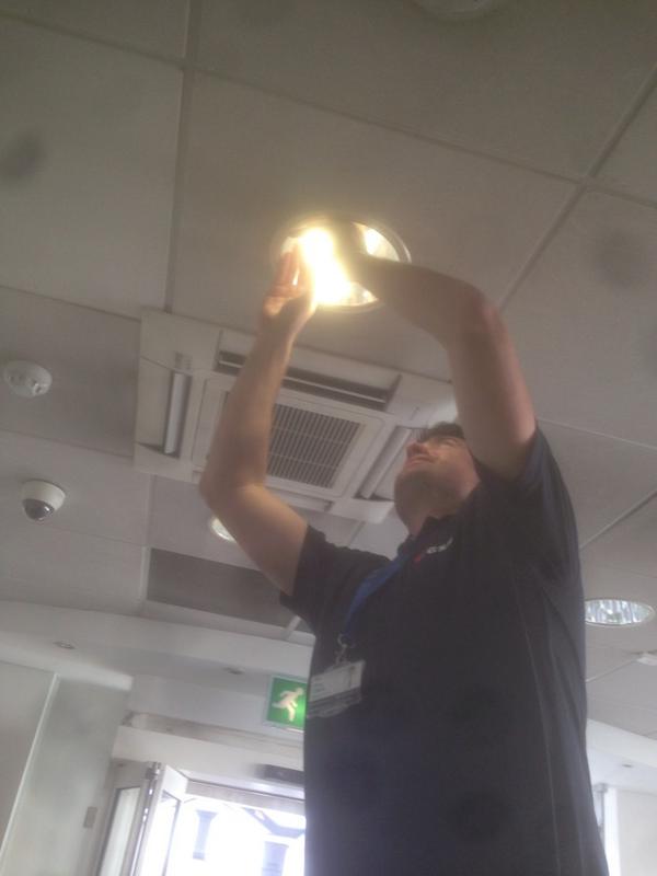 CClarkeISS's tweet photo. Time for me to do some work replacing lights http://t.co/hYJii4dnrn
