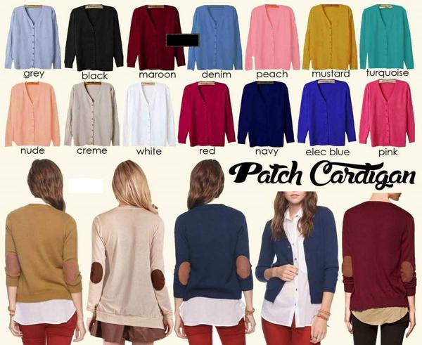 LemarikacaID's tweet photo. Kok lucu? :3 RT @deEtalase: #DeeDressUp PO 10-14 JAN Patch Cardigan 65.000 Mat: Soft knit Size: fit to L http://t.co/1c32GysaMP