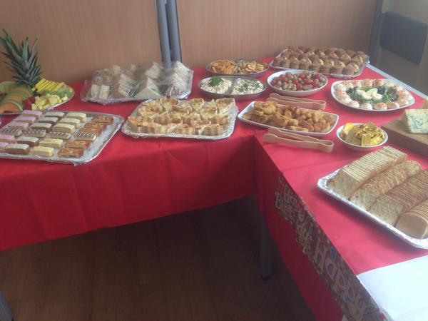 Fabulous buffet by our Colleague Restaurant Team to celebrate our store first birthday
