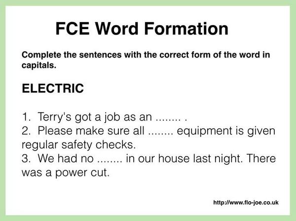 sd_ingles's tweet image. #fce #wordformation #english #exams