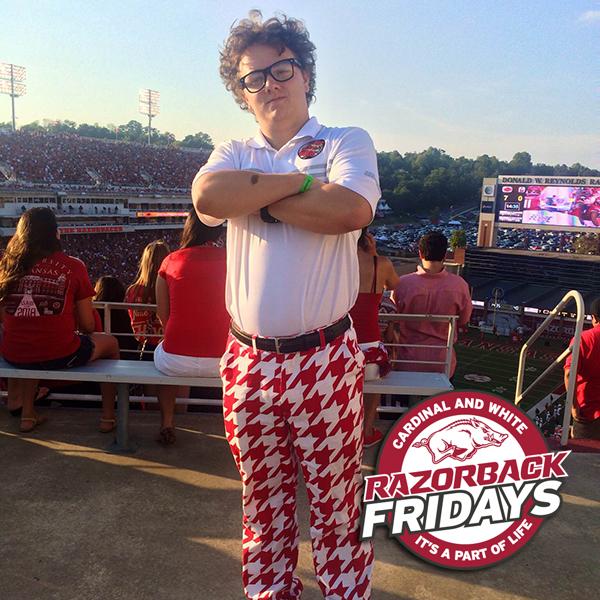 ArkRazorbacks's tweet photo. It's Friday! Show off your Razorback style and use #RazorbackFriday ... http://t.co/M9sLGddriW http://t.co/HPxcXdQGU9
