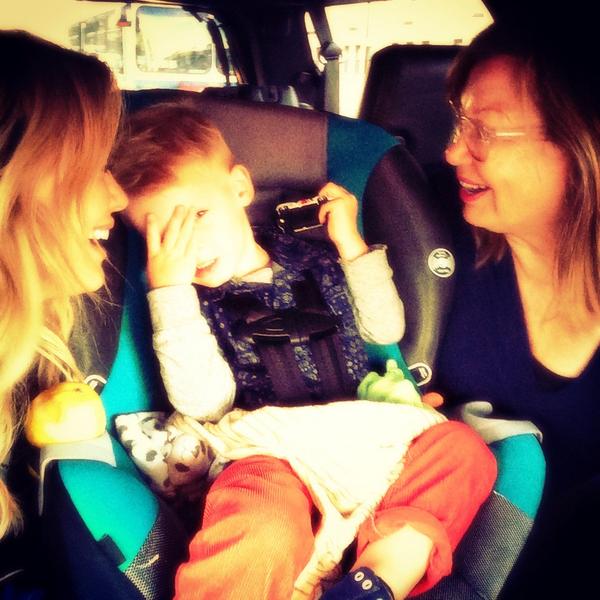 HilaryDuff's tweet photo. Mini me and my mama ❤️ http://t.co/imVngb6MvC