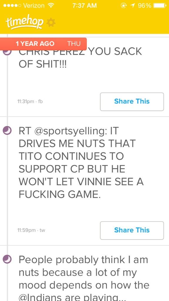 Bschroll's tweet image. 2013 Indians Baseball. #ChasingOctober