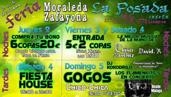 PubMasVolumen's tweet photo. LA POSADA Caseta te trae una Feria d Moraleda muy completa.
Copas muy baratas, fiesta house y d flamenco y muxo mas.. http://t.co/k8t5jOKXw5