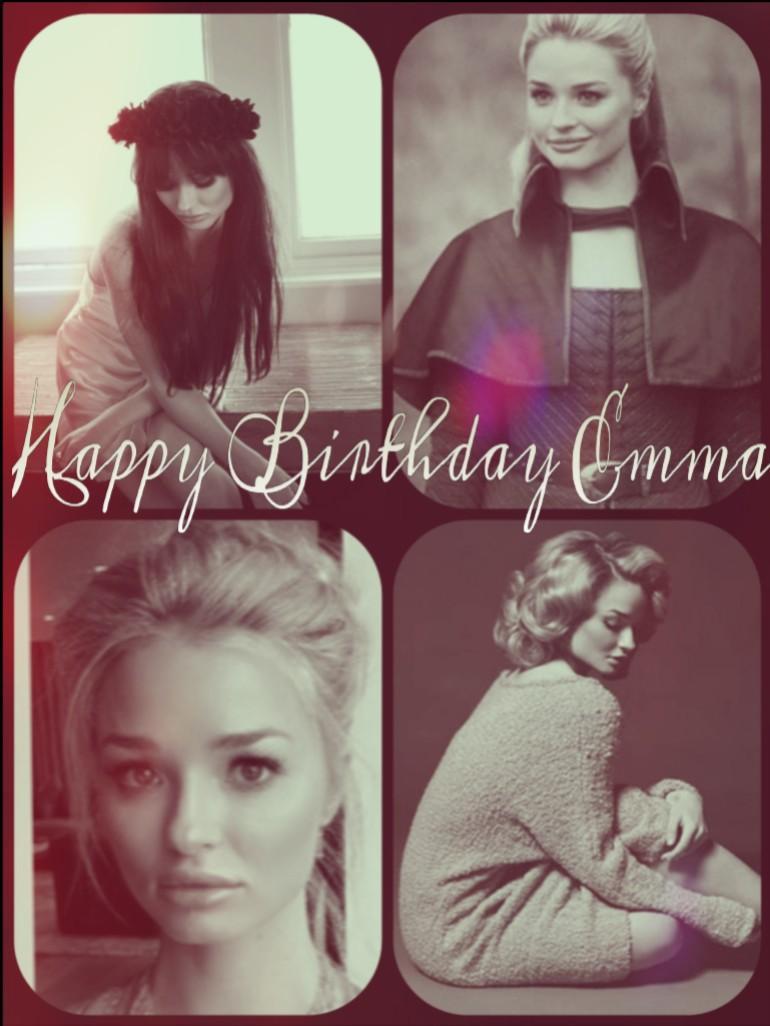 Happy Birthday Emma Rigby!!! (thanks to my sister for this made) 