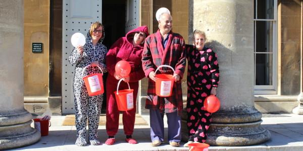bw_businesswest's tweet photo. The Business West team have their PJs on. We're #pyjamming at Leigh Court in support of @ByteNight @actnforchildren http://t.co/m7CjzTjCtL