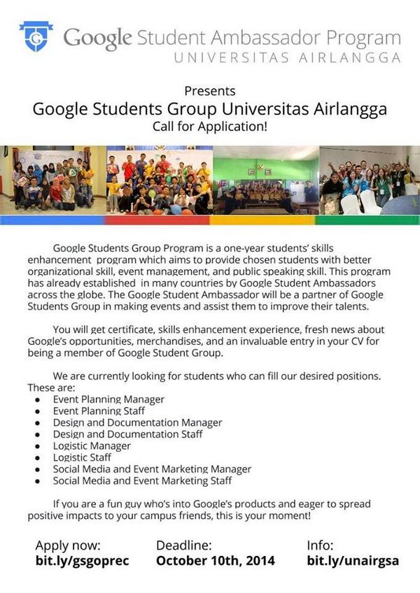 astral_human's tweet photo. Yang minat / suka / punya passion di IT / pengen tau Google lebih jauh, yuk ikut reqruitmentnya 😄😄👍 @Cingulum2014 http://t.co/ZcgCK1L3my