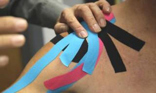 KTape does more than just look cool on the body, it provides joint support, muscle control &amp; decreases swelling/pain!