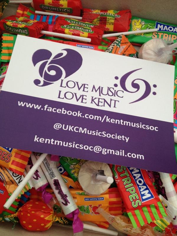 UKCMusicSociety's tweet photo. Come see us in the Elliot tent for information and sweets! #HelloKent50 @UniKent_Music #hyper http://t.co/hTHupw4um6