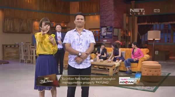 mdtvindonesia's tweet photo. Nahh yukk sekarang kirim twitpict sebanyak-banyaknya menggunakan payung #IniTalkshowNETAdvan3 @advan_id http://t.co/W6Qzf83CS7