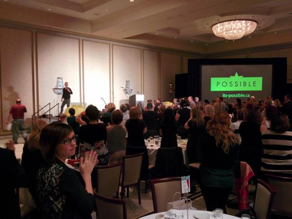 itspossibleca's tweet photo. Over 500 people on their feet for @seanmccannsings. Thank you, from the bottom of our hearts. #RB2014 http://t.co/lUC0tiPWCE