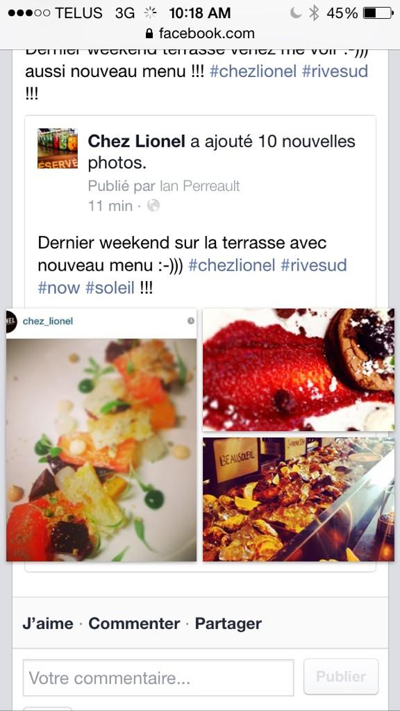 ChezLionel's tweet image. Dernier weekend pour la terrasse :-) #soleil #chezlionel #newmenu !!!