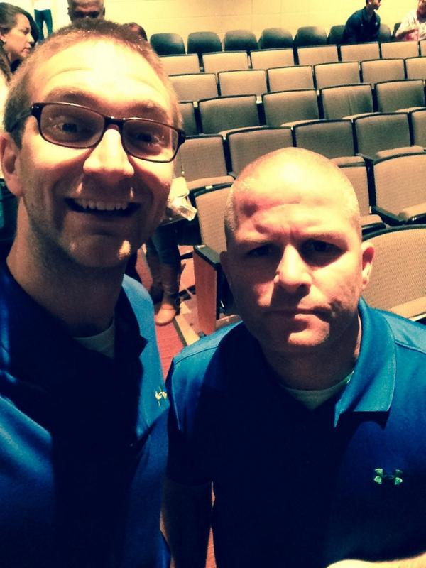 danger_russ37's tweet image. Pretty excited to be twins with @HCHStahl today. I think he's happy about it, too. #hchsmaroons