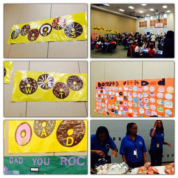 Donuts with Dad...we appreciate the support! Loved seeing all of the smiling faces! #4excellence #donutswithdad