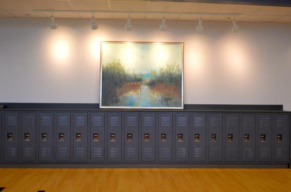 Mr. Durwood Stephenson and family donated a wonderful picture for our new building today, Sept. 26th