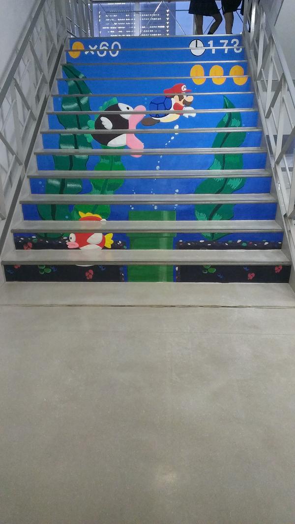Super Mario Bros. - Stairway Art
