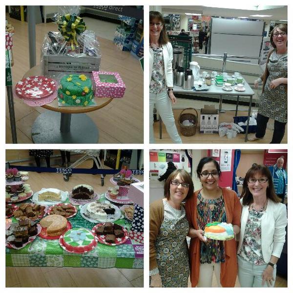 Hosting the coffee morning for Macmillan cancer support! Great event here at the store!