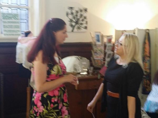 GreenManArt's tweet photo. #LTOLaunch @LadiesTakeOn & @BuxtonOpHouse at @GreenManArt http://t.co/6a4QyISWqt