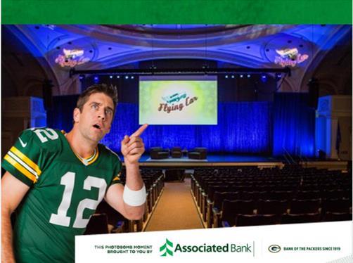 FlyingCarMKE's tweet photo. @AssociatedBank You got us, we couldn't resist - officially photobombed! #GoodFit http://t.co/7uCgt2CQWi http://t.co/Fbcn2lyayT