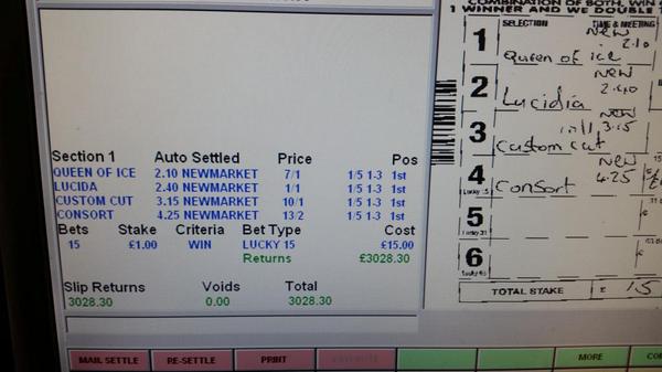 AndyB1873's tweet image. Well and truly #bookiebashed with this one! #BookieBashing