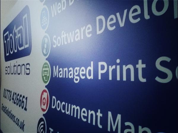 _gingergraphics's tweet image. @TSGLimited new #printsignage arrived today. Really happy with the results @tsgcreative