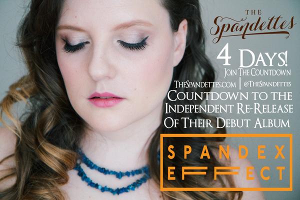 #4days until we re-release* our debut album #SpandexEffect