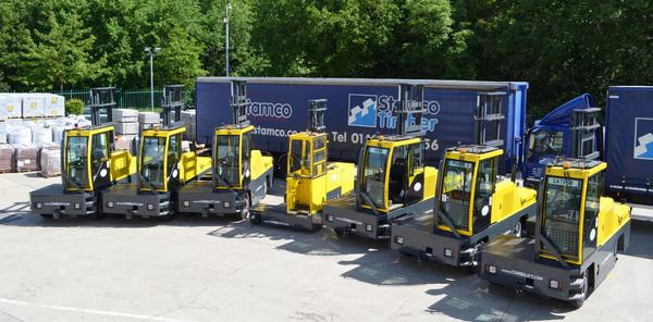 Combilift's tweet photo. New Combilift Fleet for Stamco
#customisedhandlingsolutions #4wheelsideloader #CombiEST #Combilift http://t.co/bo0zKtqFDM