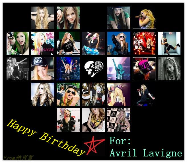  For: My Goddess   9 \ 27 Happy Birthday Avril Lavigne
 From Taiwan fans   