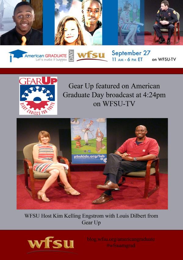 FloridaGEARUP's tweet photo. It's all about #AmericanGraduateDay and placing light on community programs that aid our youth in becoming GRADUATES! http://t.co/HGzBA07bKC