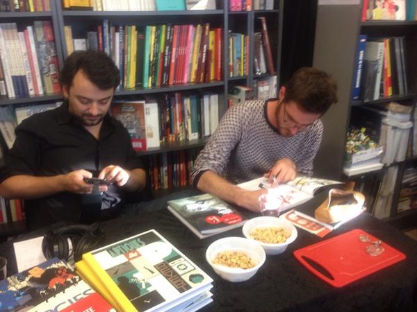 Sylvain Lapoix et Benjamin Adam sont en dédicace à la librairie au grand nulle part. Venez vite !