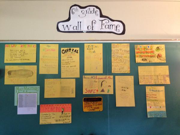 thejsociety's tweet photo. Cougar U students promoted expectations this week with PBIS posters! #1CMS http://t.co/VbWFHnLw2Z