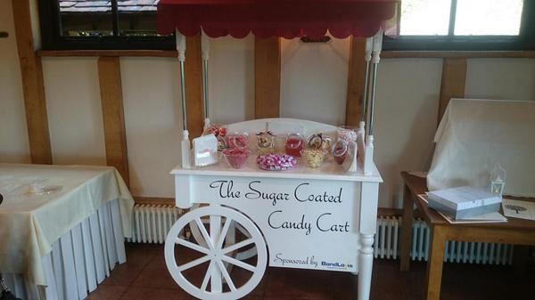 sugarcoatedCC's tweet photo. Our stunning #sweetcart at today's #wedding in #Essex http://t.co/ibdqRdVazu
