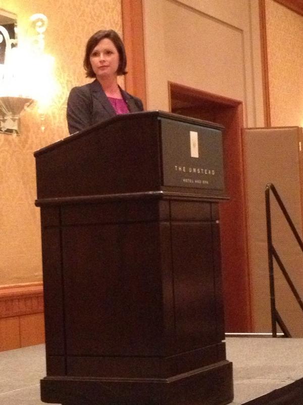 raleighchamber's tweet photo. "@TracySanders1: @Staceybrandall owning the stage at @raleighchamber #raleighwm http://t.co/XSGw5BQM6S"