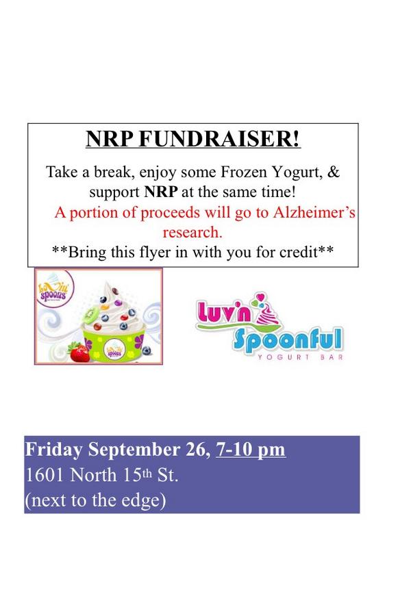 We will be having a Luv'n Spoonful event from 7-10pm today! Bring the attached flyer and treat yourself to some froyo