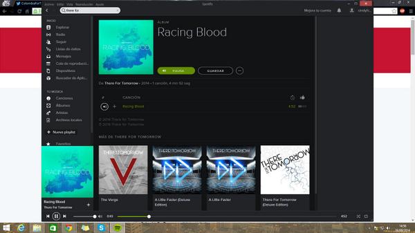 ColombiaForTmrw's tweet photo. Recuerden que ahora pueden escuchar a @therefortmrw en Spotify tambien! http://t.co/6OTQjpot1Z