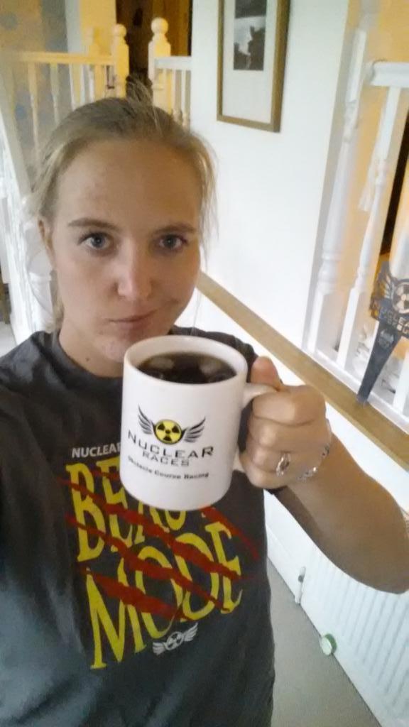 RunHCRun's tweet photo. @muddy_race @TheNuclearRaces I don't think that's tea ;) As always taking my race prep seriously #muddymugs #ocrchat http://t.co/tEBiVDCXs3