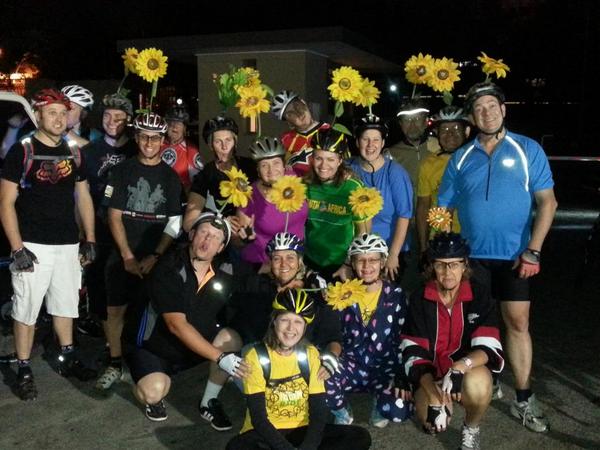 desbuys's tweet photo. @CriticalMassJhb Waiting for the fun to start #teamsunflowers http://t.co/8rc2uLYTii