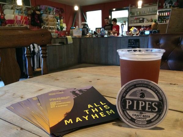 Prep suitably underway for tonight's screening of <a href="/allthismayhem/">ALL THIS MAYHEM</a> <a href="/SpitnSawdust/">Spit and Sawdust</a> <a href="/pipesbeer/">Mr PIPES</a> Doors 7pm, film at 8pm.